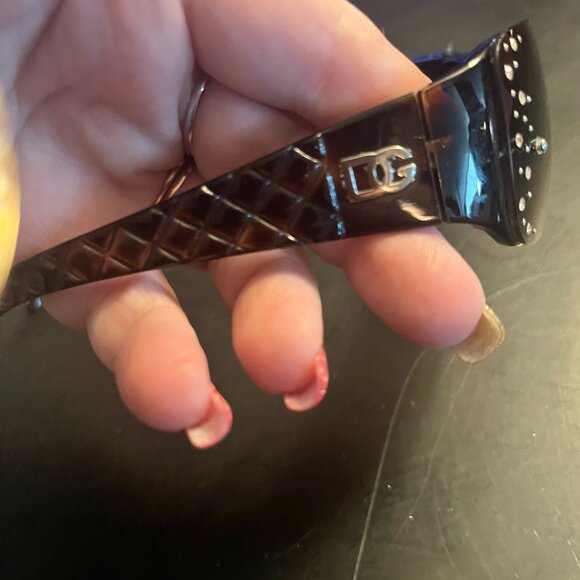 DG Sunglasses Good Condition Tortoise Shell With Diamond look Accents - Picture 5 of 11